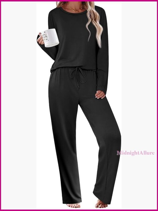 Other - Womens Pajama Set 2 Piece Long Sleeve Comfy Sleepwear Loungewear S-XXL